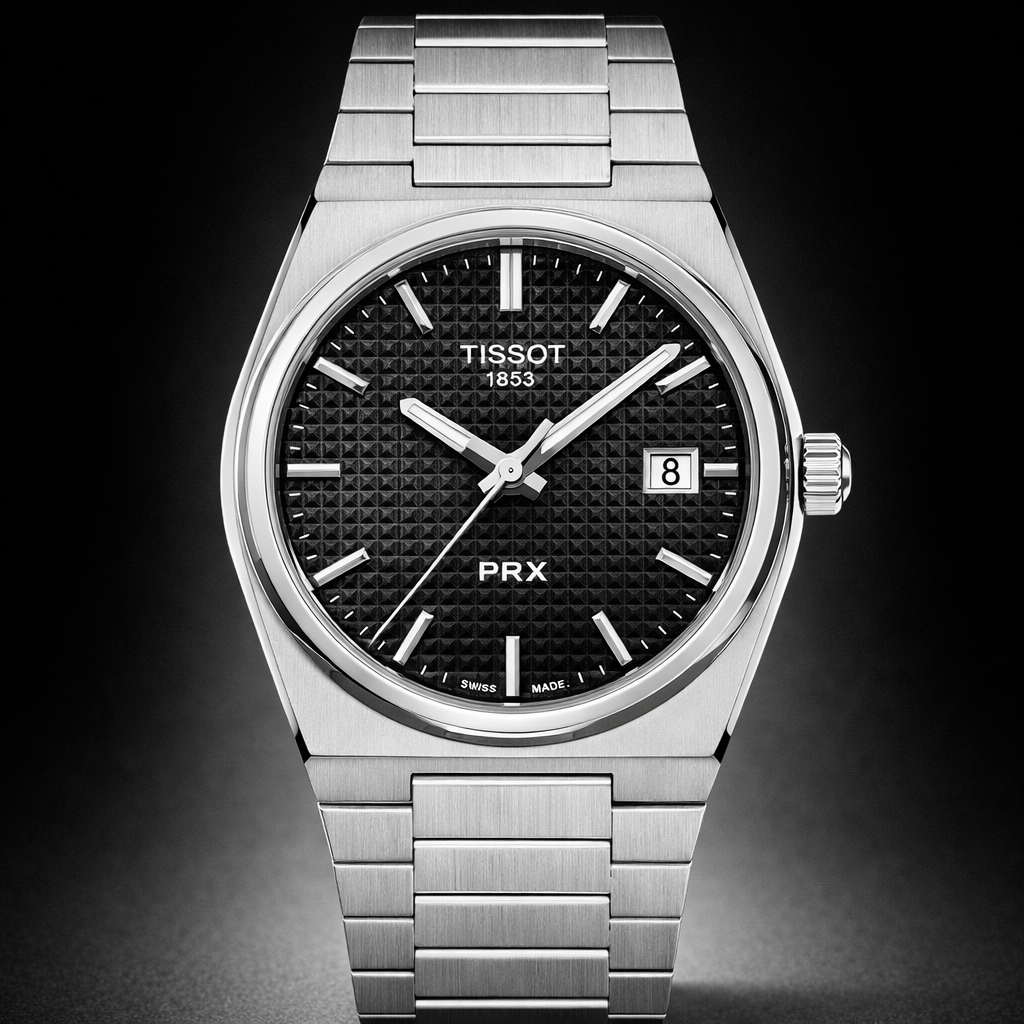 Tissot PRX Black Dial – Stainless Steel Luxury Watch