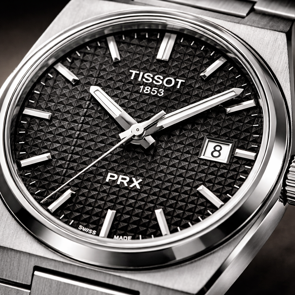 Tissot PRX Black Dial – Stainless Steel Luxury Watch